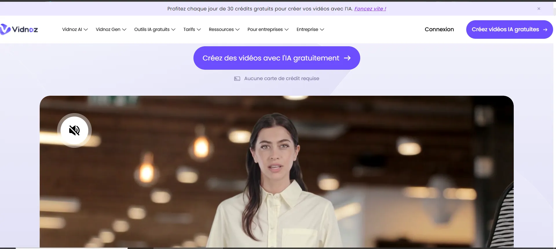 Vidnoz free interface face swap avatars 2026