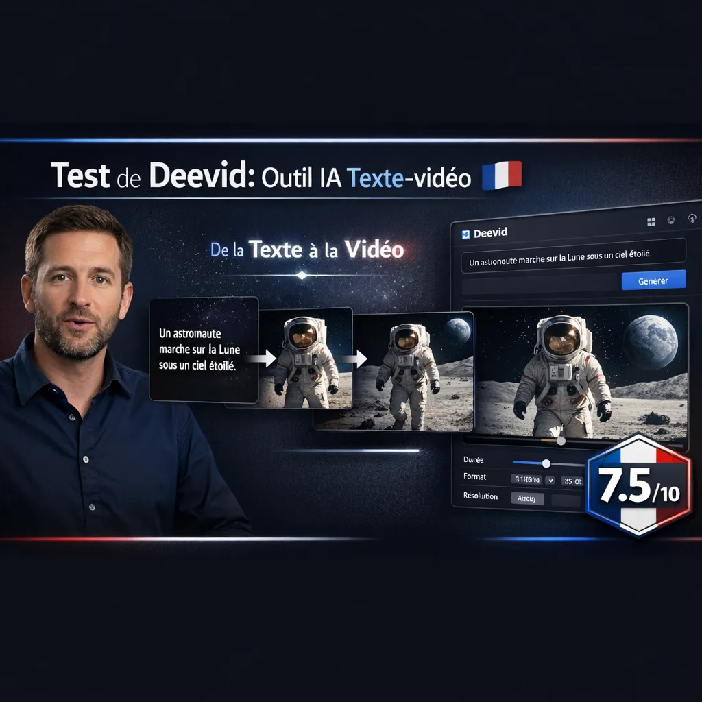 Avaliação Deevid 2026 teste texto para vídeo francês