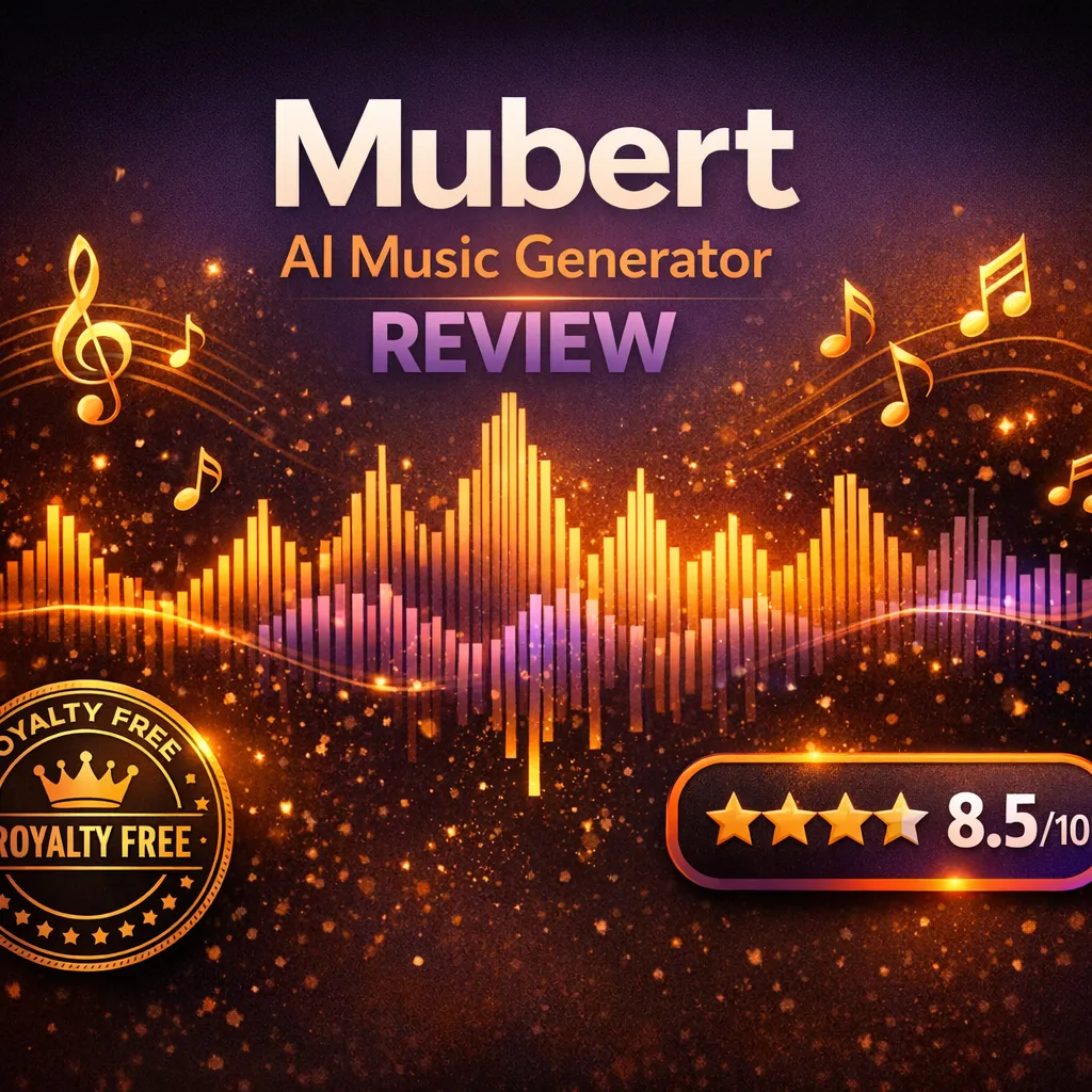 Mubert review 2026 test AI royalty-free music