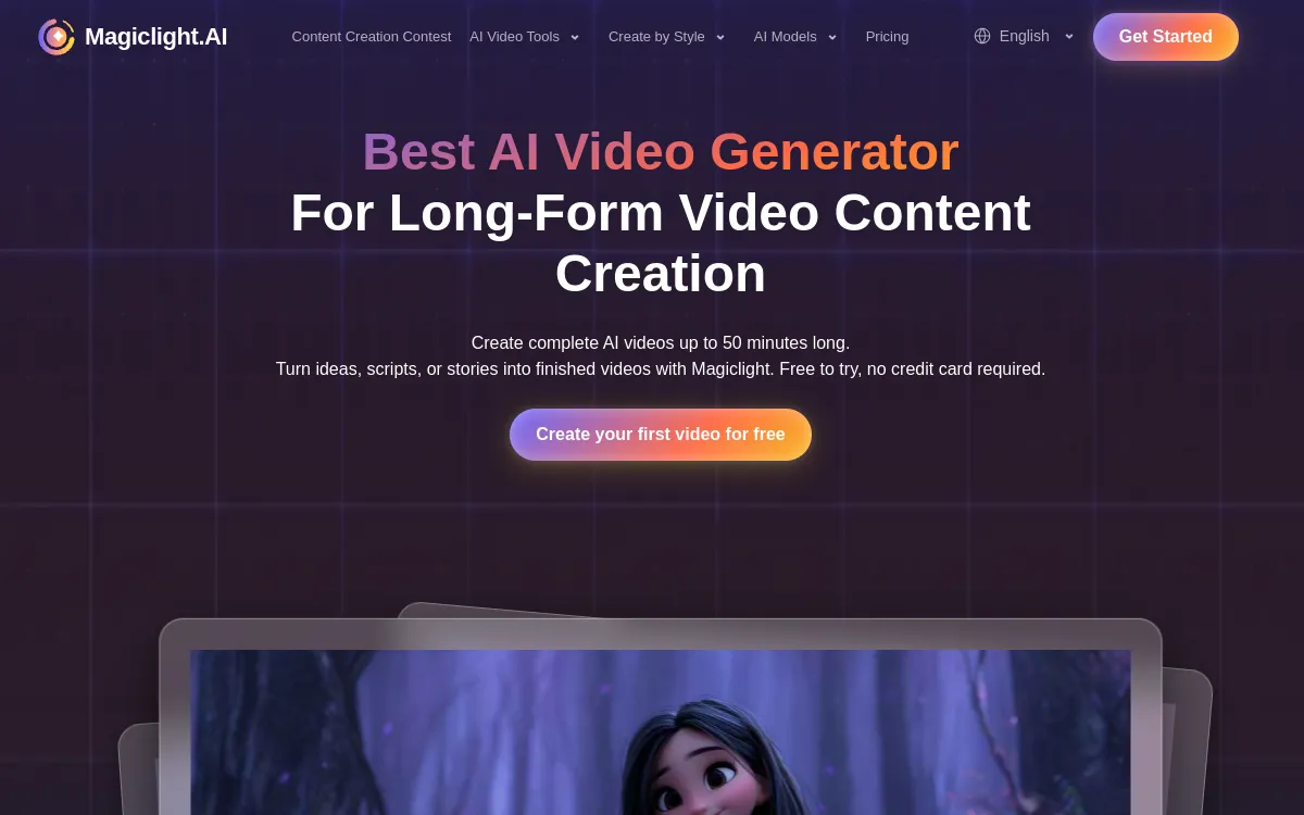 Alternativas MagicLight AI 2026 geradores de vídeo IA multimodelo
