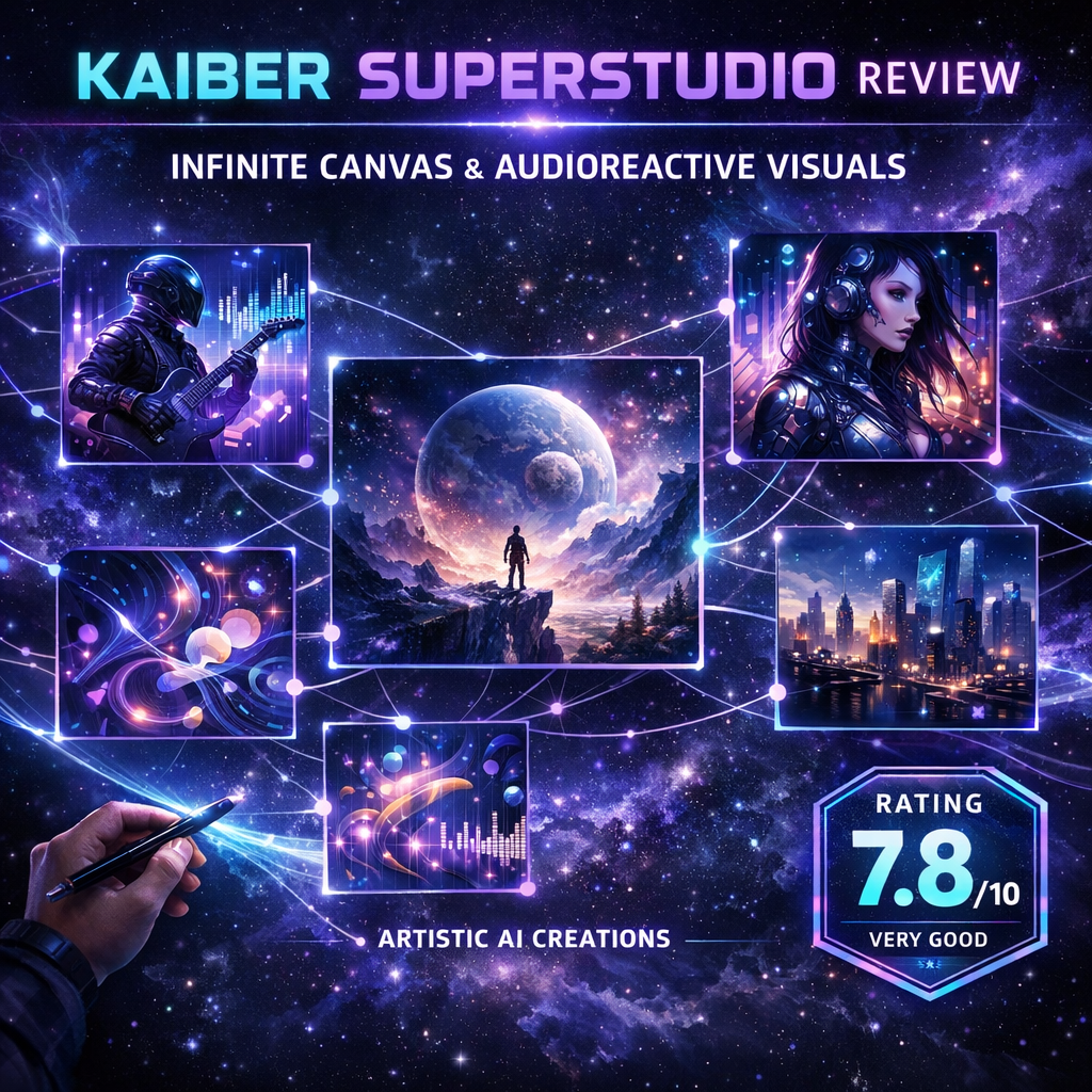 Kaiber avis 2026 test studio créatif IA Superstudio